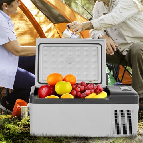 12 Volt Refrigerator 16 Qt Portable Mini Car Fridge with 468 Cooling