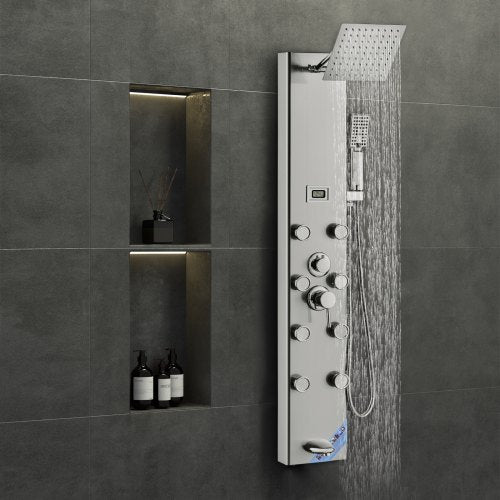 Shower Panel System 5 Shower Modes Digital Display Shower Panel Tower