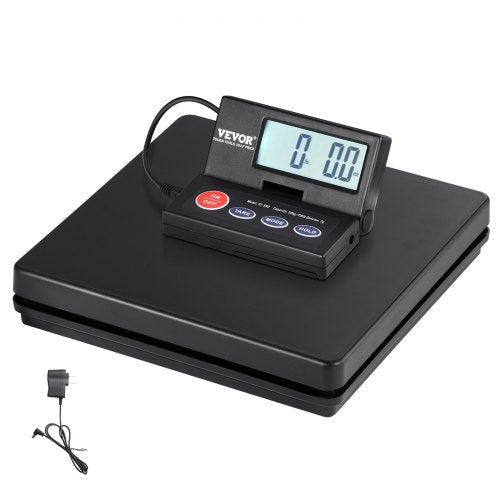 Digital Shipping Scale 110 lbs x 007 oz Heavy Duty Postal Scale with Timer