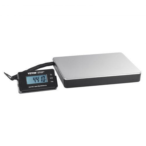Digital Shipping Scale 440 lbs x 17 oz Heavy Duty Postal Scale with Timer