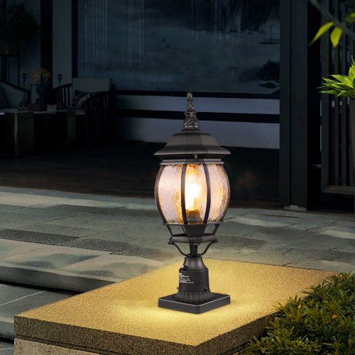 2 PCs Dusk to Dawn Outdoor Lamp Post Light Fixture 2087in Pole Pier Mount