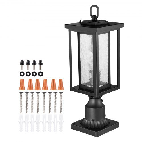 2 Pack Dusk to Dawn Outdoor Post Light 1772 in Waterproof Lamp Post Light