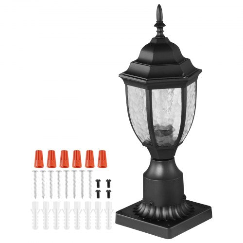 2 Pack Dusk to Dawn Outdoor Post Light 1535 in Waterproof Lamp Post Light