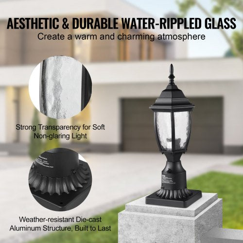 Dusk to Dawn Outdoor Lamp Post Light Fixture 1575 in Pole or Pier Mount – 100W