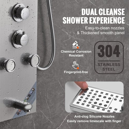 Shower Panel System 6 Shower Modes LED Screen Hydroelectricity Shower
