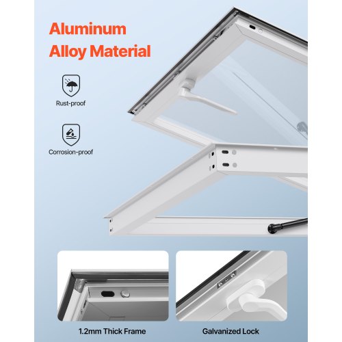 Concession Window 36X36 In Aluminum Alloy Frame Service For Food Truck Up To