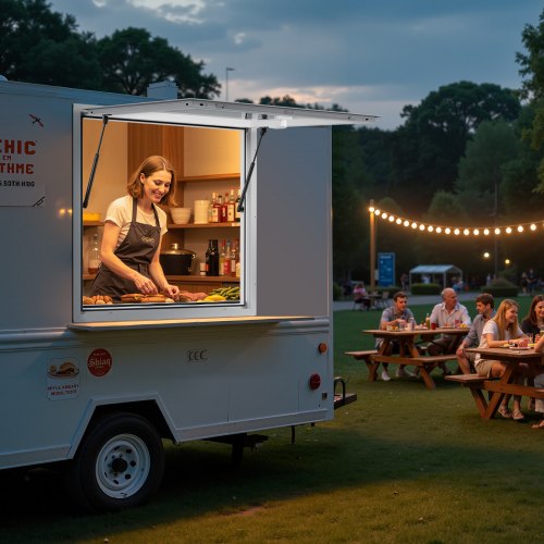 Concession Window 36X36 In Aluminum Alloy Frame Service For Food Truck Up To