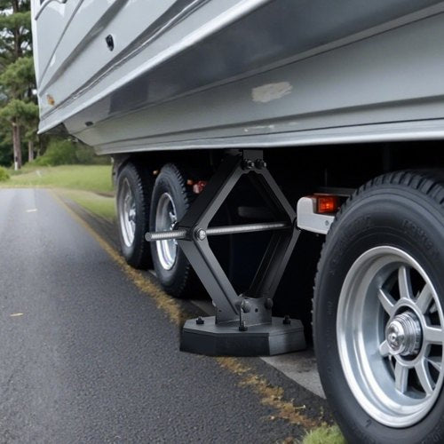 RV Leveling Pads 4Pack Rubber Trailer Jack Pads Each with 5000 lbs