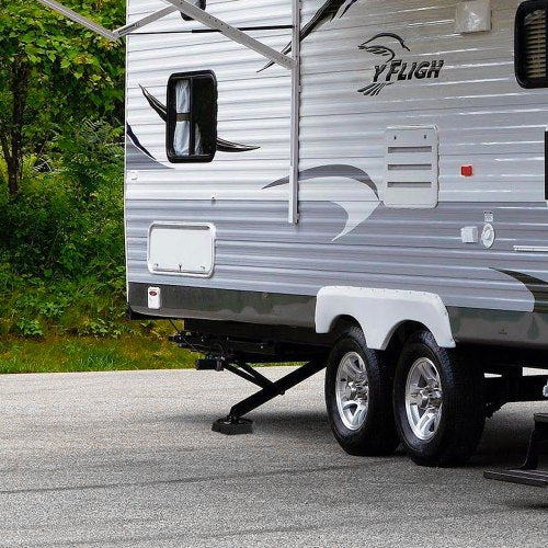RV Leveling Pads 9 Inch Round Landing Feet Permanent Attached Jack