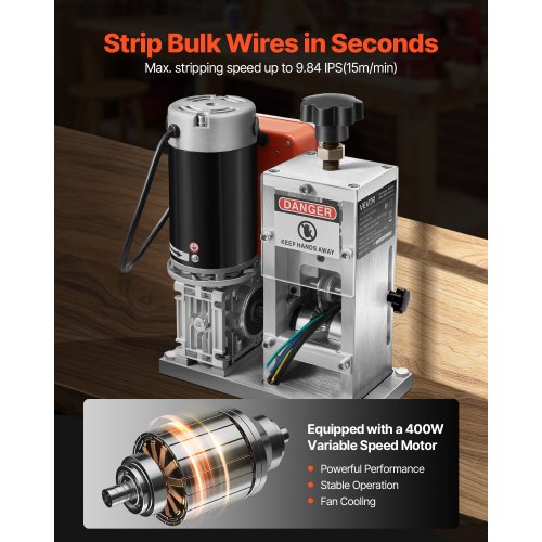 Electric Wire Stripping Machine 006157 in 400W Automatic Motorized
