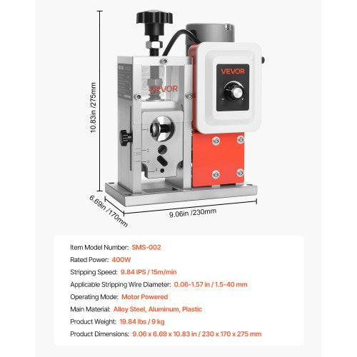 Electric Wire Stripping Machine 006157 in 400W Automatic Motorized