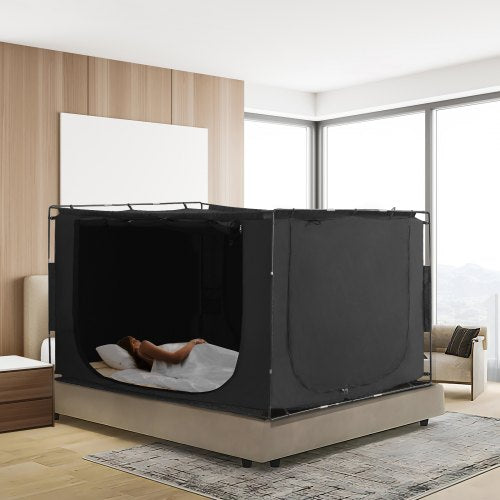Bed Tent Pongee Fabric 3 Doors Breathable Dream Tent with 043 in Fiber