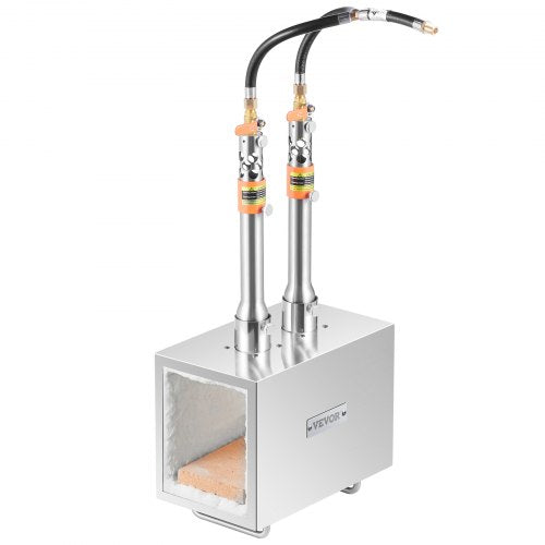 Portable Propane Forge 2 Burner Farrier Forge 2600 Tool and Knife Making