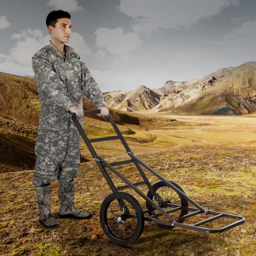 Deer Cart 300 LBS Capacity Folding Game Cart Deer Cart Game Hauler with Big