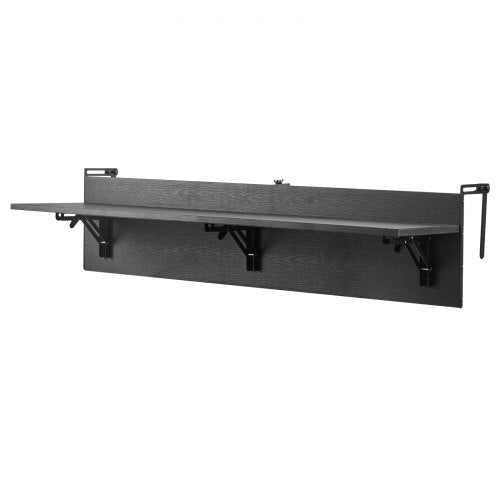 Balcony Hanging Table 12 x 48 in Folding Balcony Railing Table Outdoor