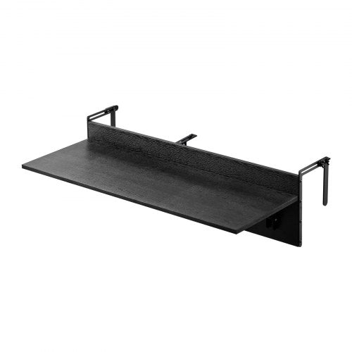 Balcony Hanging Table 12 x 48 in Folding Balcony Railing Table Outdoor