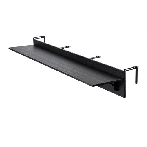 Balcony Hanging Table 12 x 59 in Folding Balcony Railing Table Outdoor