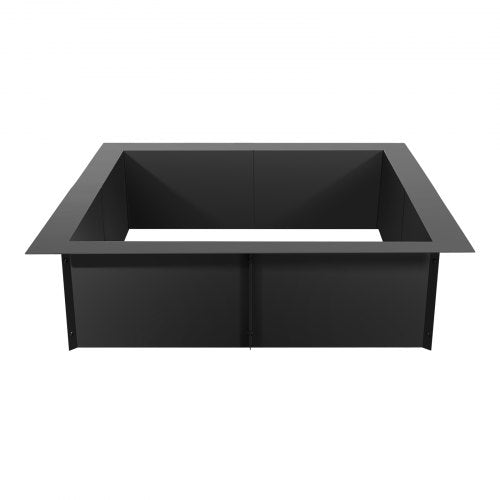 Fire Pit Ring Square 42x42 in Outer Steel Liner DIY Campfire Ring Firepit – 5 MM