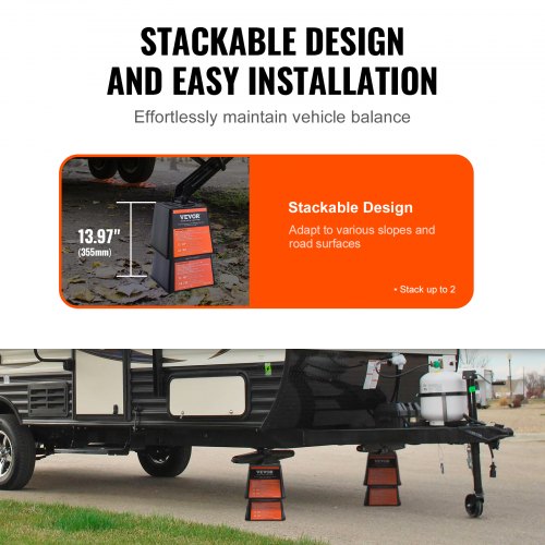 Trailer Jack Block 6000 lbs Capacity per RV Leveling Block Highquality