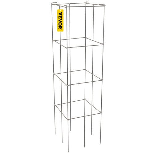 Tomato Cages 118 x 118 x 461 5 Packs Square Plant Support Cages