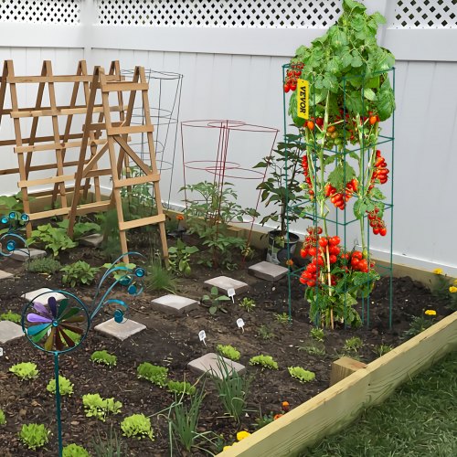 Tomato Cages 118 x 118 x 461 10 Packs Square Plant Support Cages