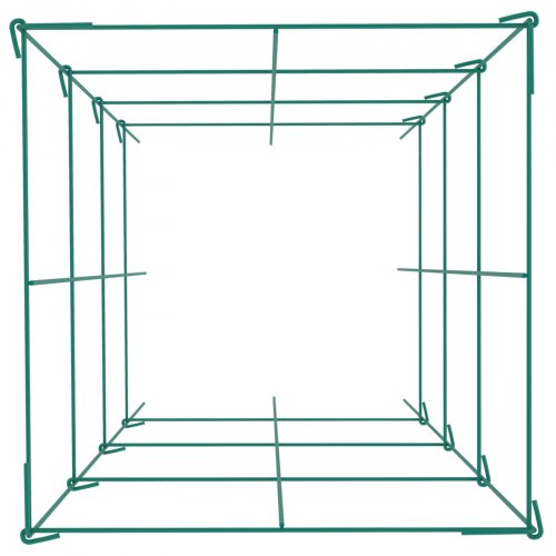 Tomato Cages 118 x 118 x 461 10 Packs Square Plant Support Cages