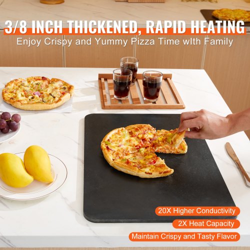 Pizza Steel 20 x 14 x 38 Pizza Steel Plate for Oven PreSeasoned