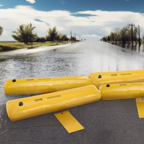 Flood Barriers Sandbag Alternative Flood Bags 4 Pack Flood Barrier for Home