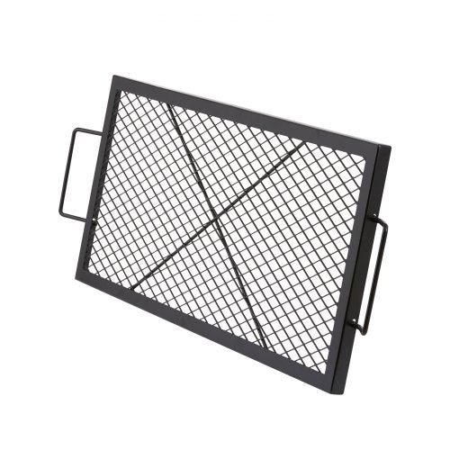 XMarks Fire Pit Grill Grate Rectangle Cooking Grate Heavy Duty Steel
