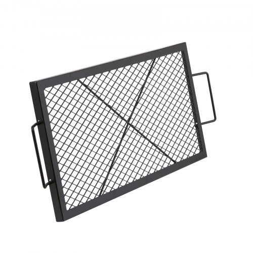 XMarks Fire Pit Grill Grate Rectangle Cooking Grate Heavy Duty Steel