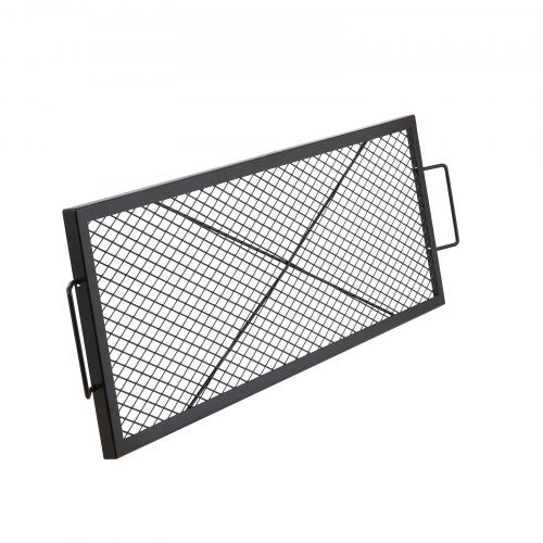XMarks Fire Pit Grill Grate Rectangle Cooking Grate Heavy Duty Steel