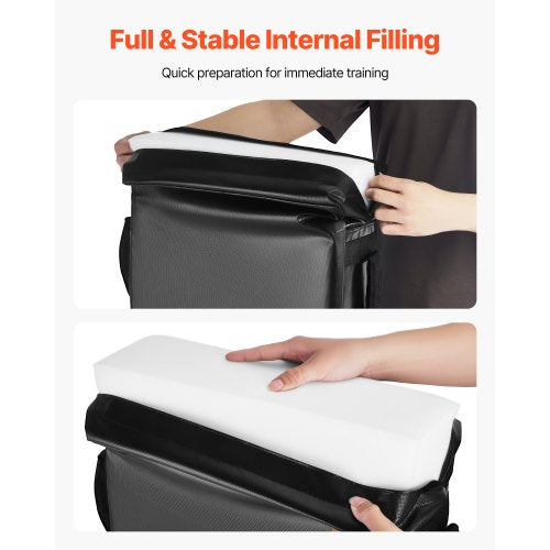 Football Blocking Dummy 24x16 in Blocking Pads Kick Shield Pad with Handles