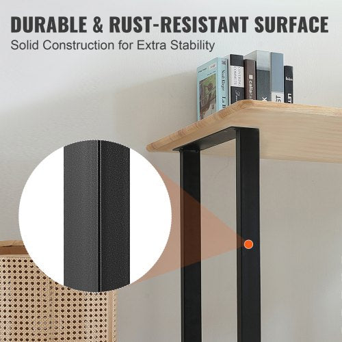 28 Inch Adjustable Furniture Legs Square Reinforced Steel Office Table legs