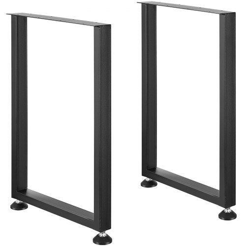 28 Inch Adjustable Furniture Legs Square Reinforced Steel Office Table legs