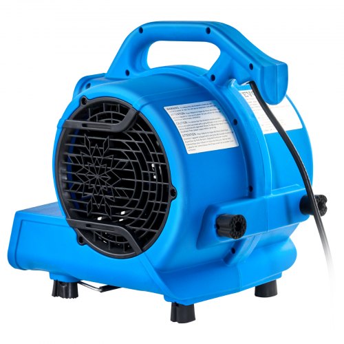 Floor Blower 1360 RPM 600 CFM Air Mover with 4 Blowing Angles 3Speeds – 10 FT
