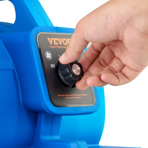 Floor Blower 1360 RPM 600 CFM Air Mover with 4 Blowing Angles 3Speeds – 10 FT