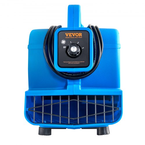 Floor Blower 1360 RPM 600 CFM Air Mover with 4 Blowing Angles 3Speeds – 10 FT