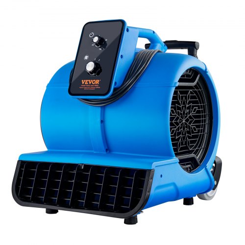 Floor Blower 1560 RPM 4000 CFM Air Mover with 3 Blowing Angles 3Speeds – 24 FT
