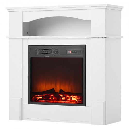 33 Inch Freestanding Fireplaces 1500W 5120Btu Fake Electric Fireplace Stove
