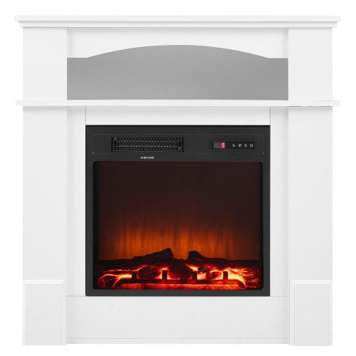 33 Inch Freestanding Fireplaces 1500W 5120Btu Fake Electric Fireplace Stove
