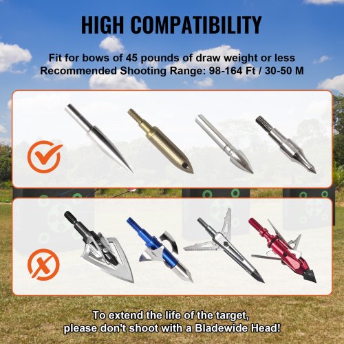 Archery Target 16x18 Allside Shotting Archery Arrow Target Outdoor
