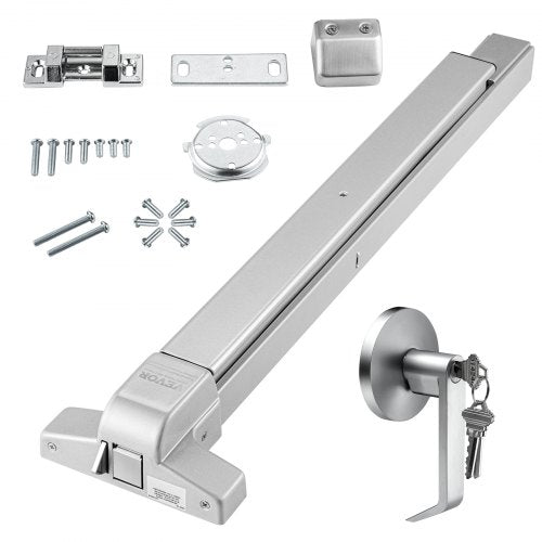 Push Bar Door Locks Carbon Steel Panic Bars for Exit Doors with Exterior