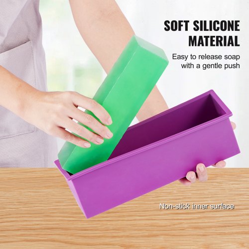 Soap Making Kit Bamboo Cutting Box and Inner Box with Silicone Mold
