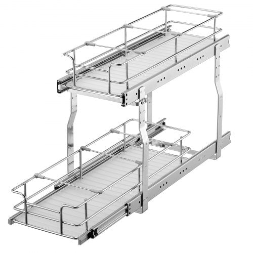 85Wx21Dx15H Pull Out Cabinet Organizer Heavy Duty Slide Out Pantry