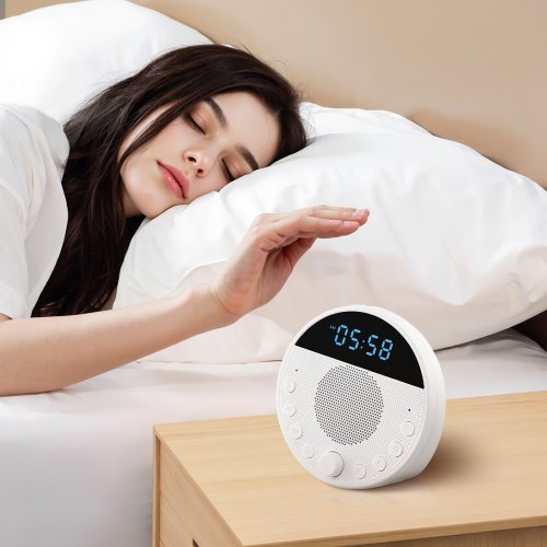 Sound Machine 18 Soothing Sleep Sounds 7Color Night Light 6In1 White Noise