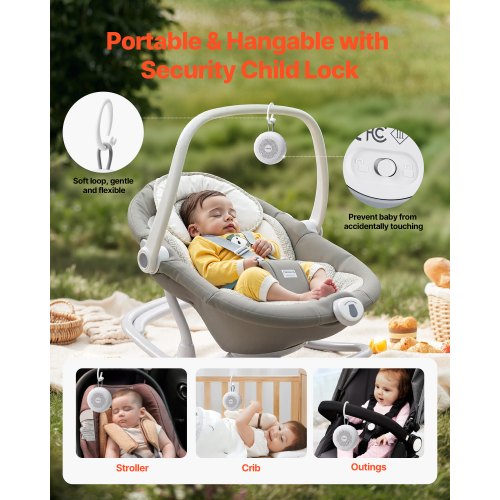Sound Machine 20 Soothing Sleep Sounds 4In1 Hangable White Noise With Autooff