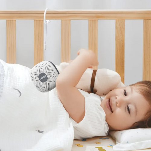 Sound Machine 21 Soothing Sleep Sounds 3In1 Portable And Hangable White Noise