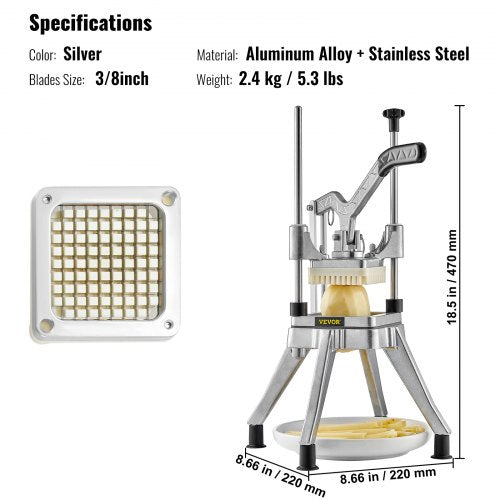 Commercial Vegetable Fruit Chopper 38 Blade Heavy Duty Professional Food