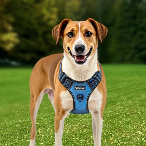 Dog Harness for Large Dogs No Pull Adjustable Dog Vest Pet Harness with 5ft