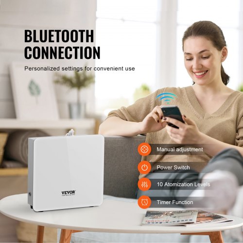 Scent Air Machine 480ml Bluetooth Smart Essential Oil Diffuser 2500sqft
